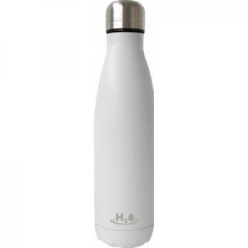 Bouteille Isotherme Blanc H2O