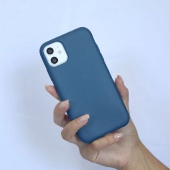 Coque Biodegradable Bleu pour iPhone 13 Mini