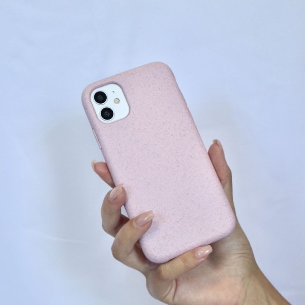 Coque Biodegradable Rose pour iPhone XR