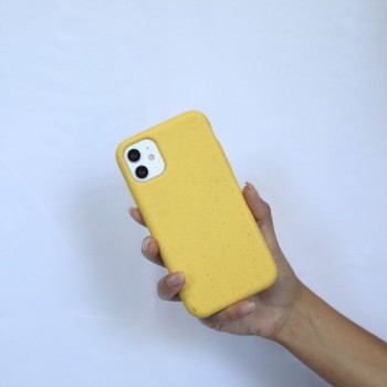 Coque Biodegradable Jaune pour iPhone 12 Pro Max
