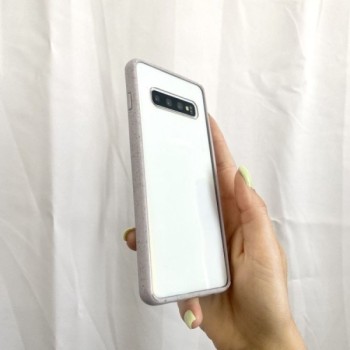 Coque Biodegradable Clear Violet pour Samsung Galaxy A70