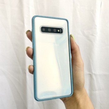 Coque Biodegradable Clear Bleu pour Samsung Galaxy A50