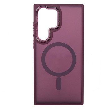 Coque iPhone 15 Compatible MagSafe violet