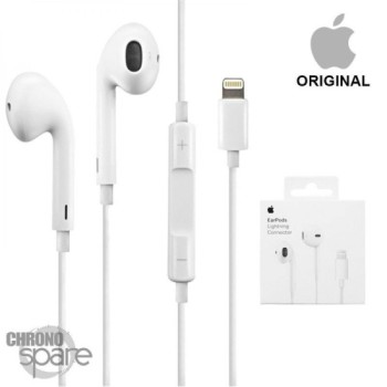 ecouteurs Apple EarPods originaux - intra-auriculaire - Prise lightning