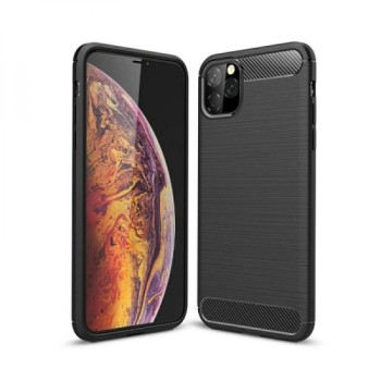 Coque aspect carbone noire pour iPhone 13 pro