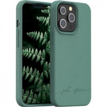 Coque iPhone 13 Pro Biodegradable Night Green Just Green        