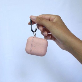 Coque Biodegradable Rose pour AirPods 1 & 2