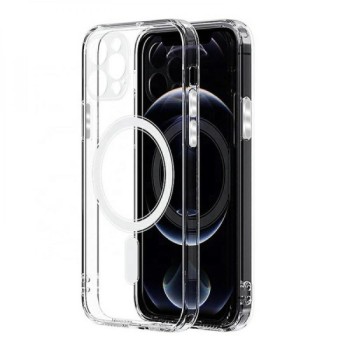 Coque iPhone XS Max Compatible MagSafe transparente