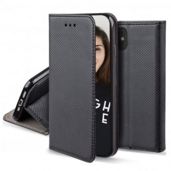 Etui folio noir pour Samsung Galaxy A12 