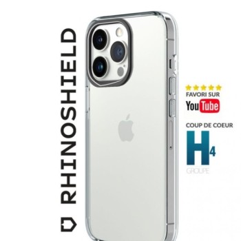 COQUE TRANSPARENTE CLEAR POUR APPLE IPHONE 15 PRO MAX - RHINOSHIELD