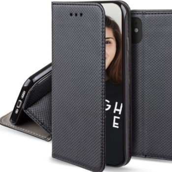 ETUI FOLIO STAND MAGNETIQUE NOIR COMPATIBLE SAMSUNG GALAXY S23 FE - JAYM®