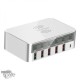 Chargeur 5 ports USB + 1 port Type C Blanc 818F