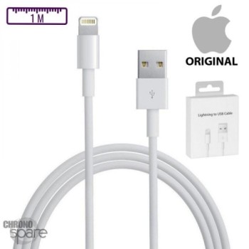 Cable de charge USB A  lightning original - 1M