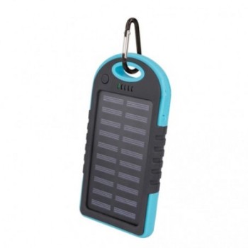 BATTERIE DE SECOURS SOLAIRE 5 000 MAH BLEU - SETTY