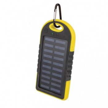 BATTERIE DE SECOURS SOLAIRE 5 000 MAH JAUNE - SETTY