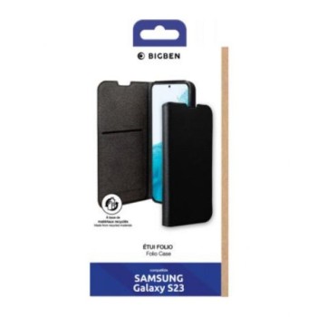 Etui folio noir pour Samsung S23 